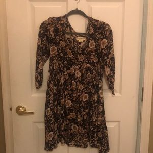 Denim & Supply Ralph Lauren brown floral dress